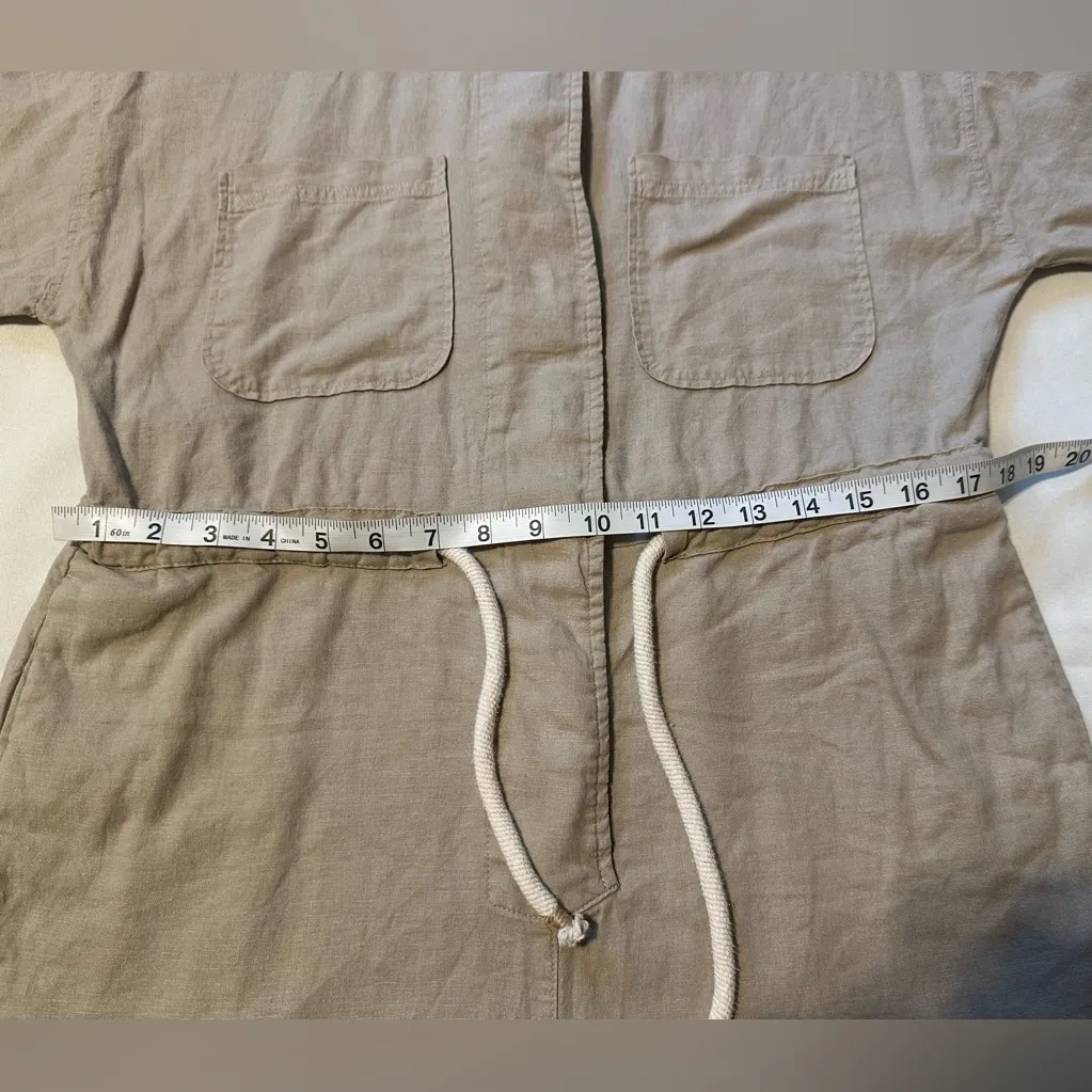 Mango Beige Short-Sleeve Romper - Image 9