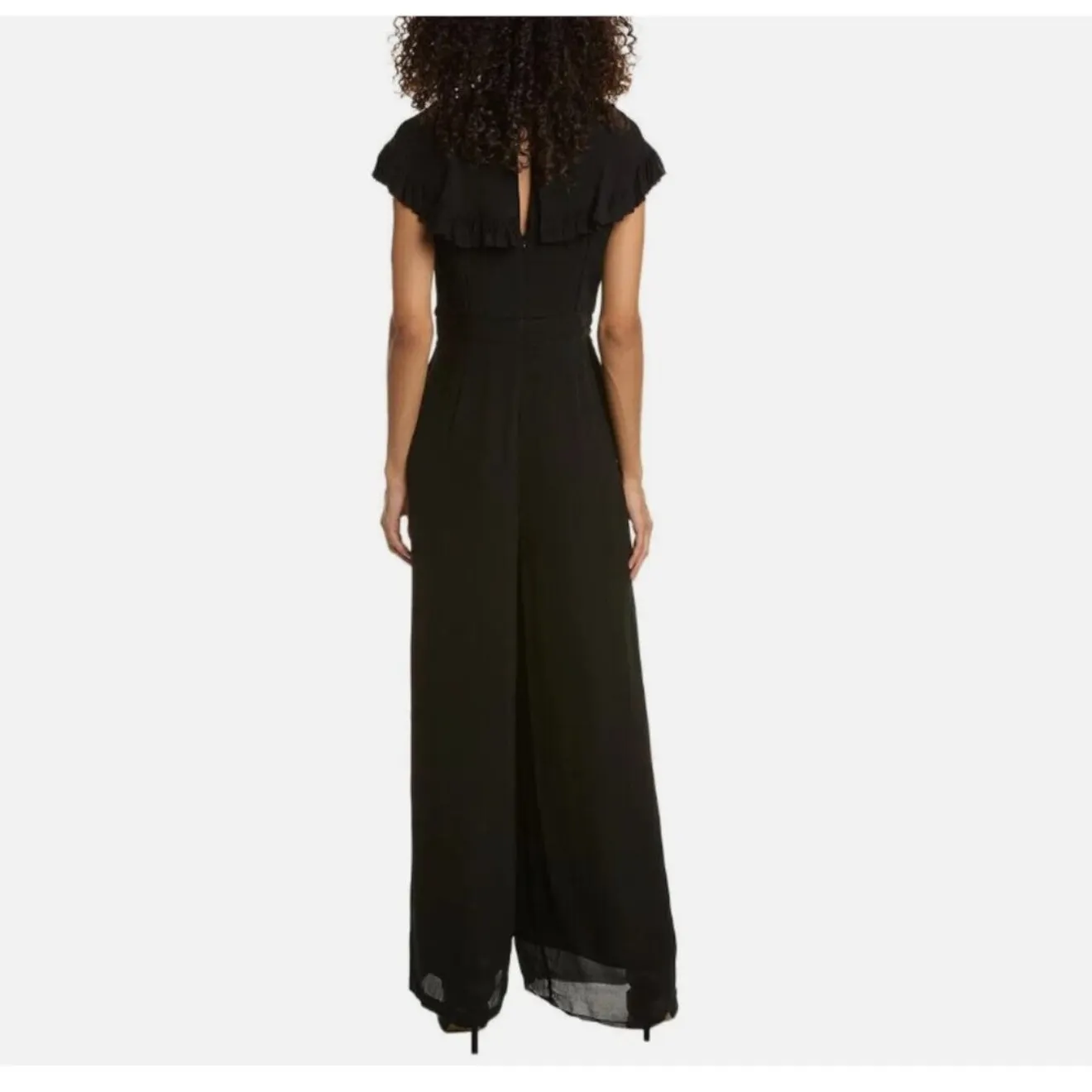 NWT‎ Ted Baker OLIVEE Cape Jumpsuit Ladder Tape Detail Ted Sz 2 US Sz 6 $375 - Image 9