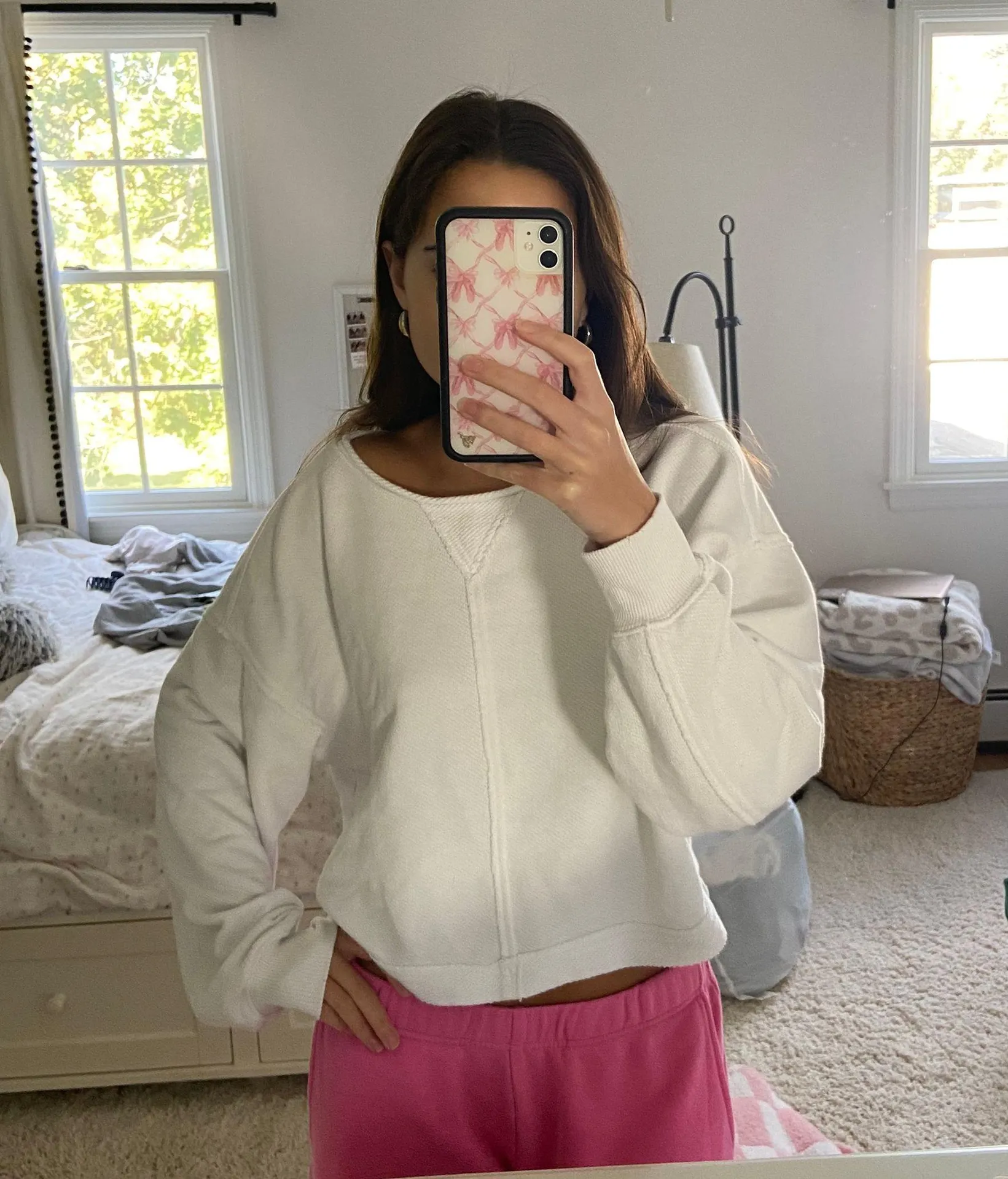 Aerie Cropped Sweatshirt - Image 4