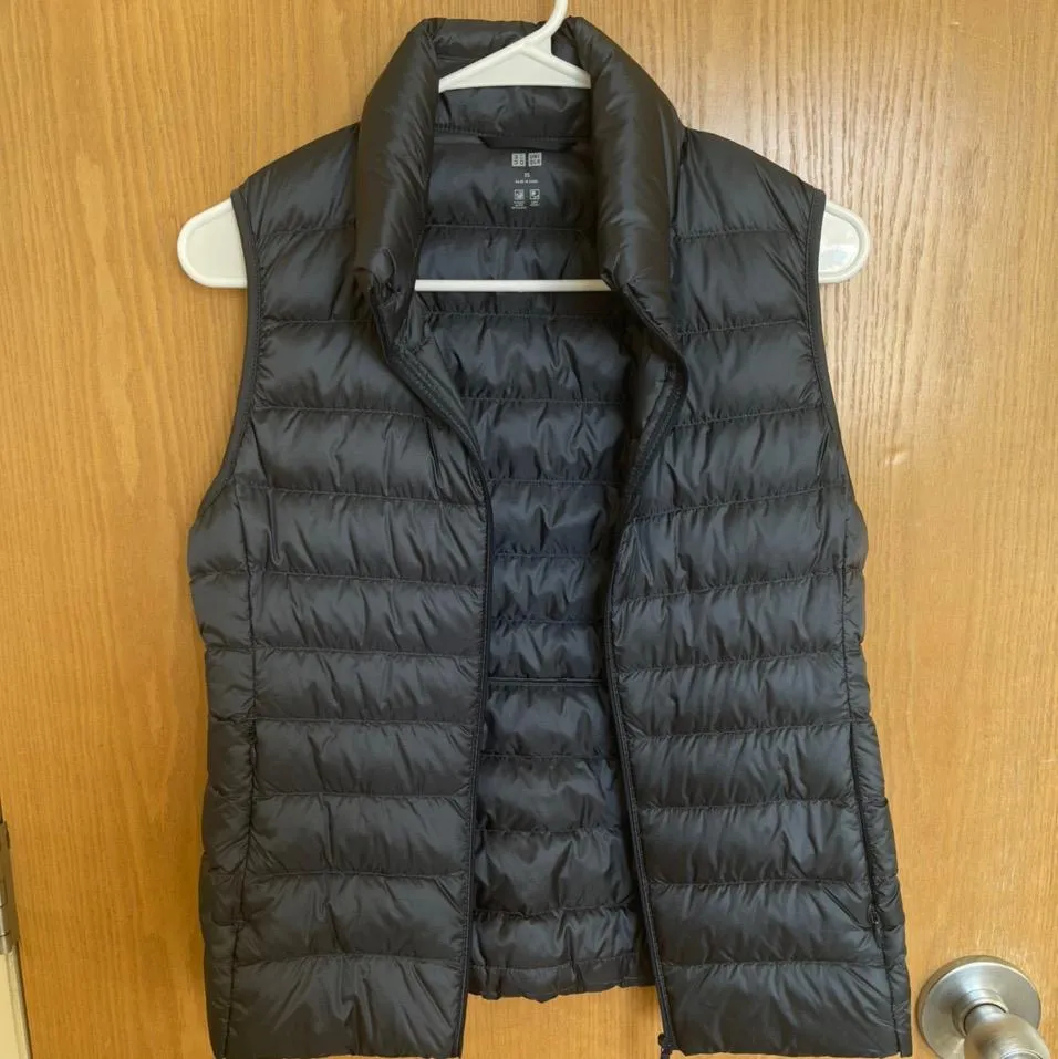 Blue Down Vest Size XS - Image 2