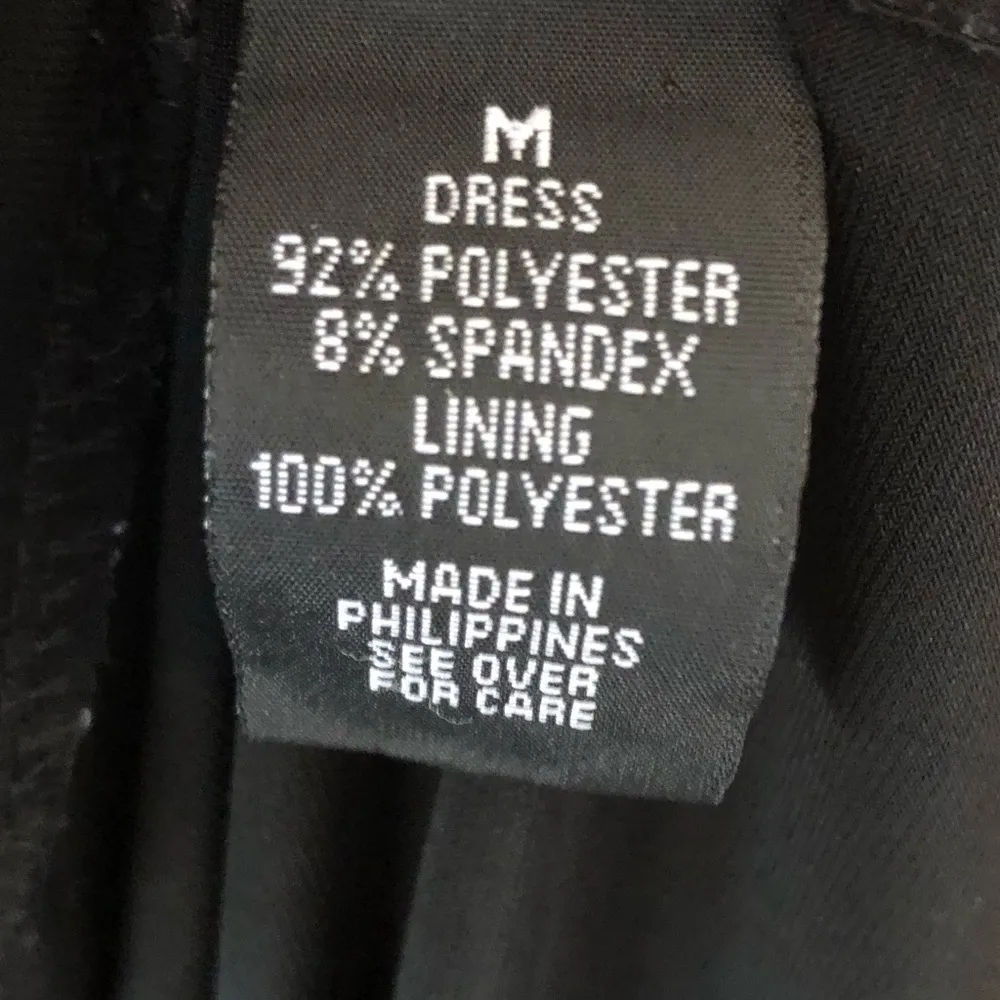 AB Studio Mock Wrap Figure Flattering Tie Back Dress Size M - Image 6