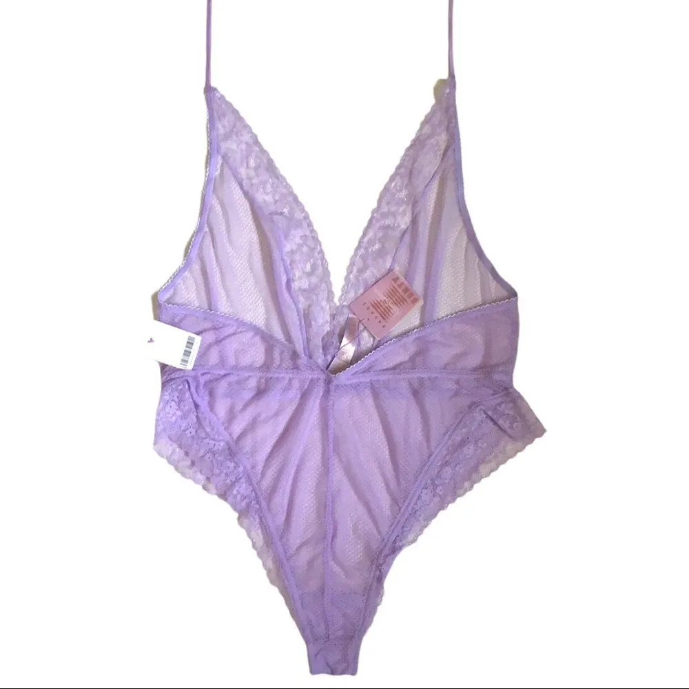 Savage x Fenty Lingerie Teddy Lavender Mesh Bodysuit 3Xl NWT - Image 4