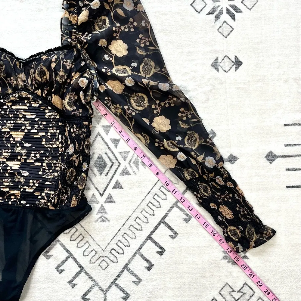 Brunch Date Bodysuit in Black Combo Medium - Image 11