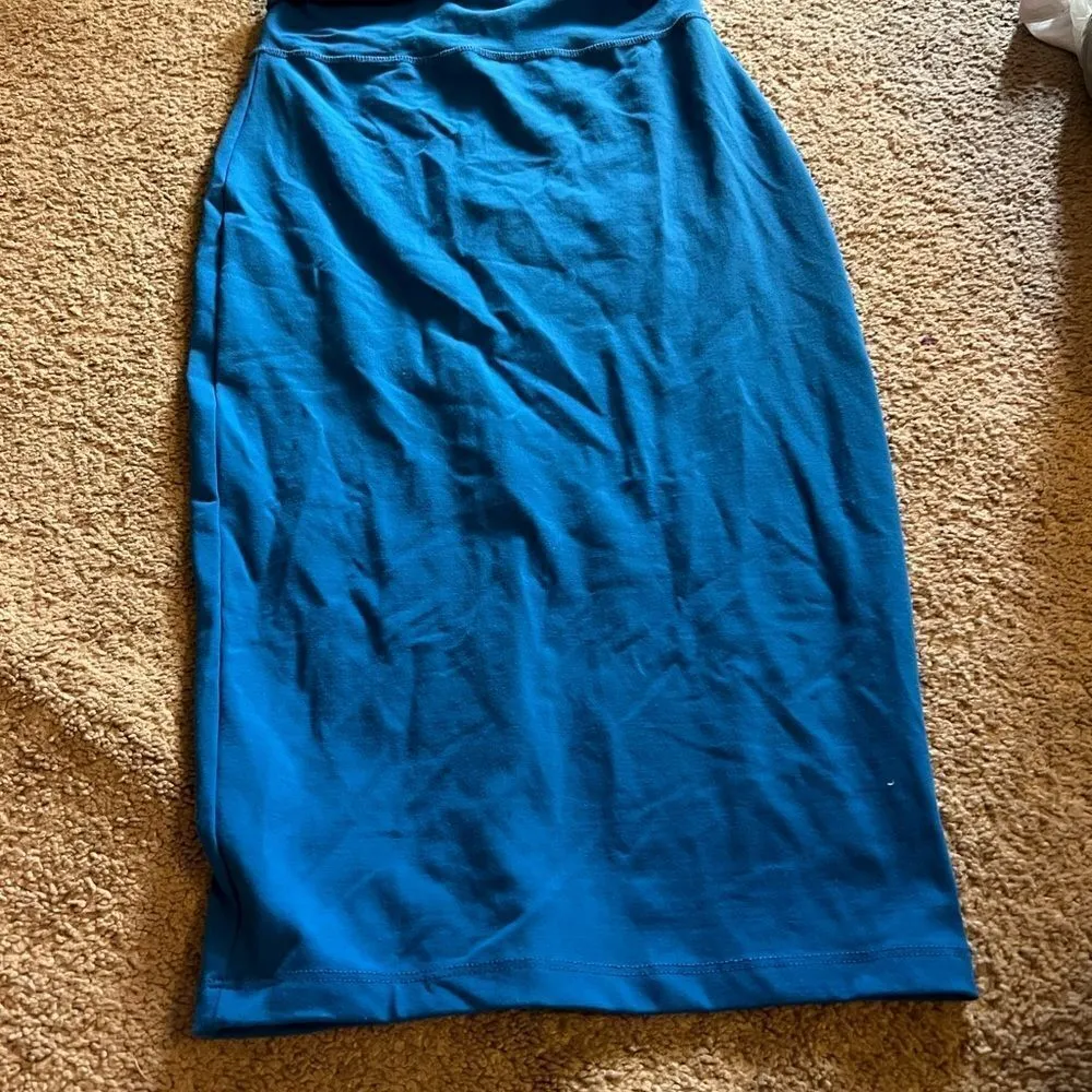 Bebe blue maxi skirt xs - Image 3