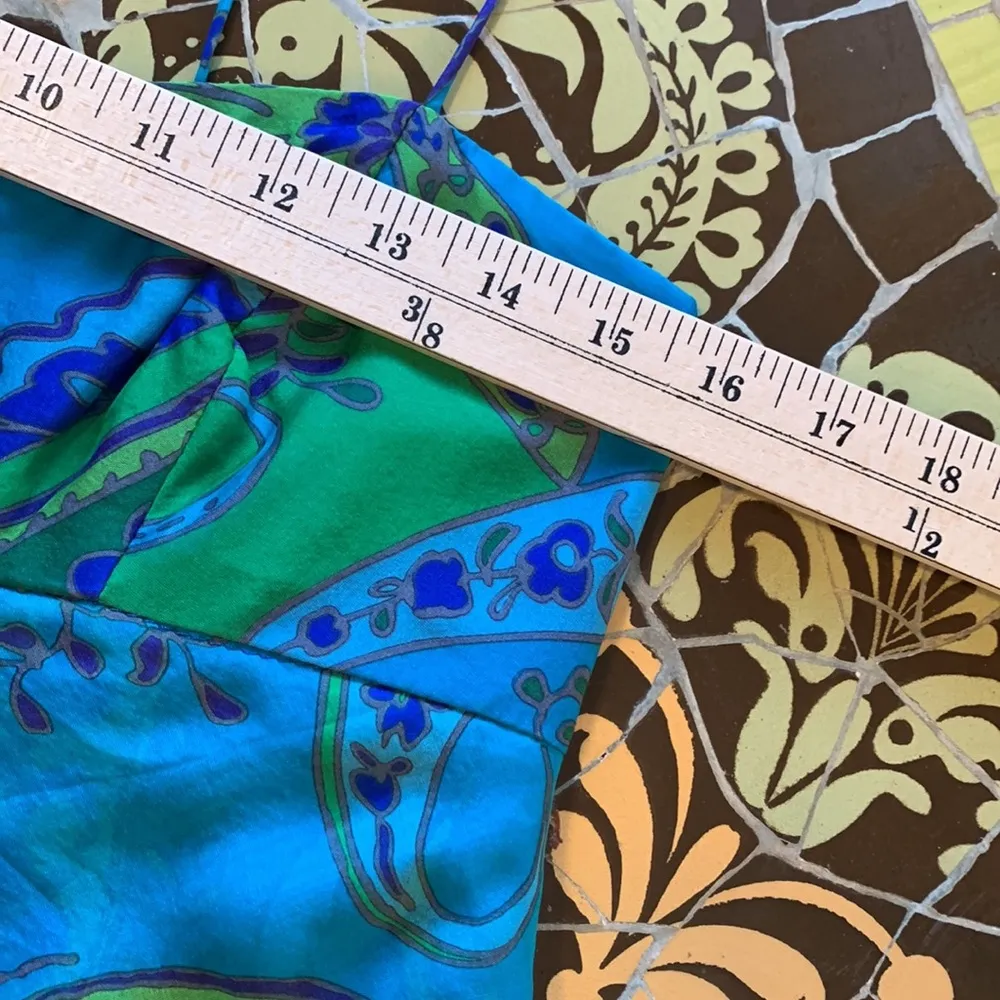 ZARA SILK RUFFLE DRESS Sz:M - Image 10