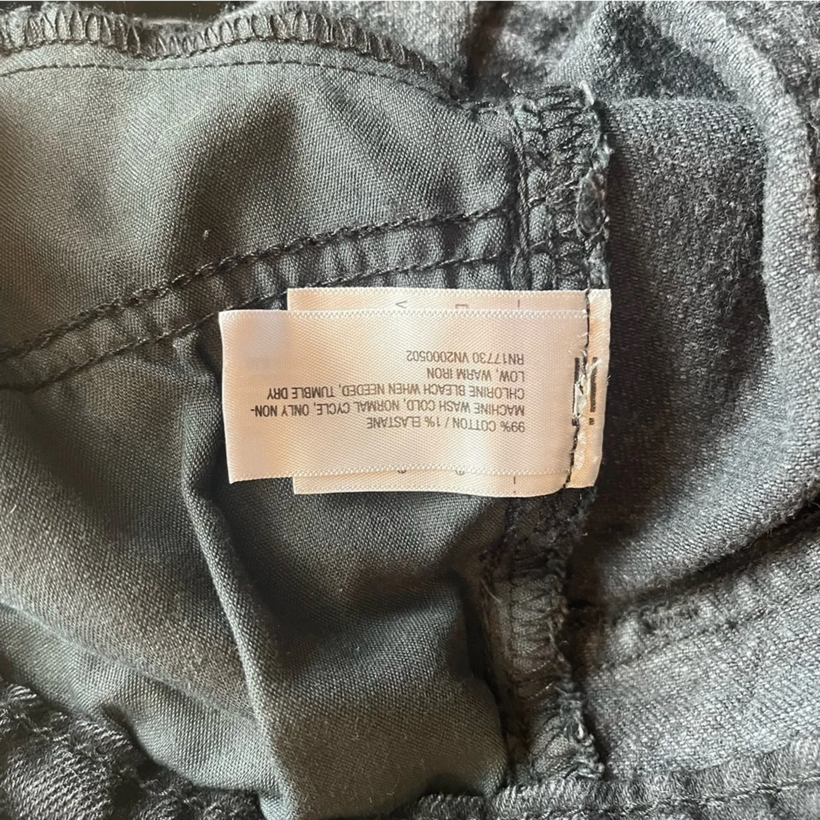 Universal Thread Black Highest Rise Shortie Short Jean Shorts Size 10 - Image 6