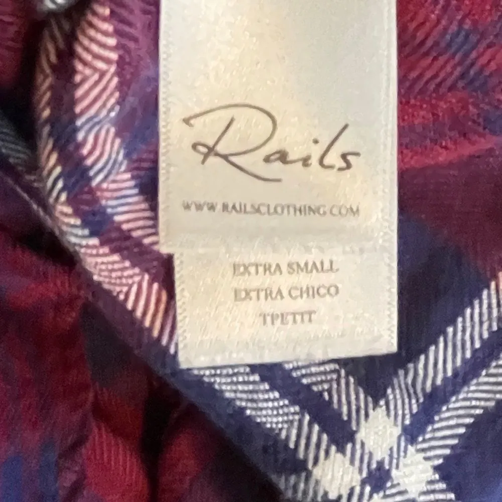 Rails Plaid Crop Shirt - Image 4