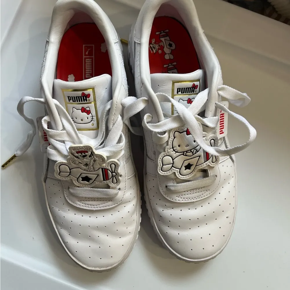 Puma White Sneakers with Cartoon Design - Image 12