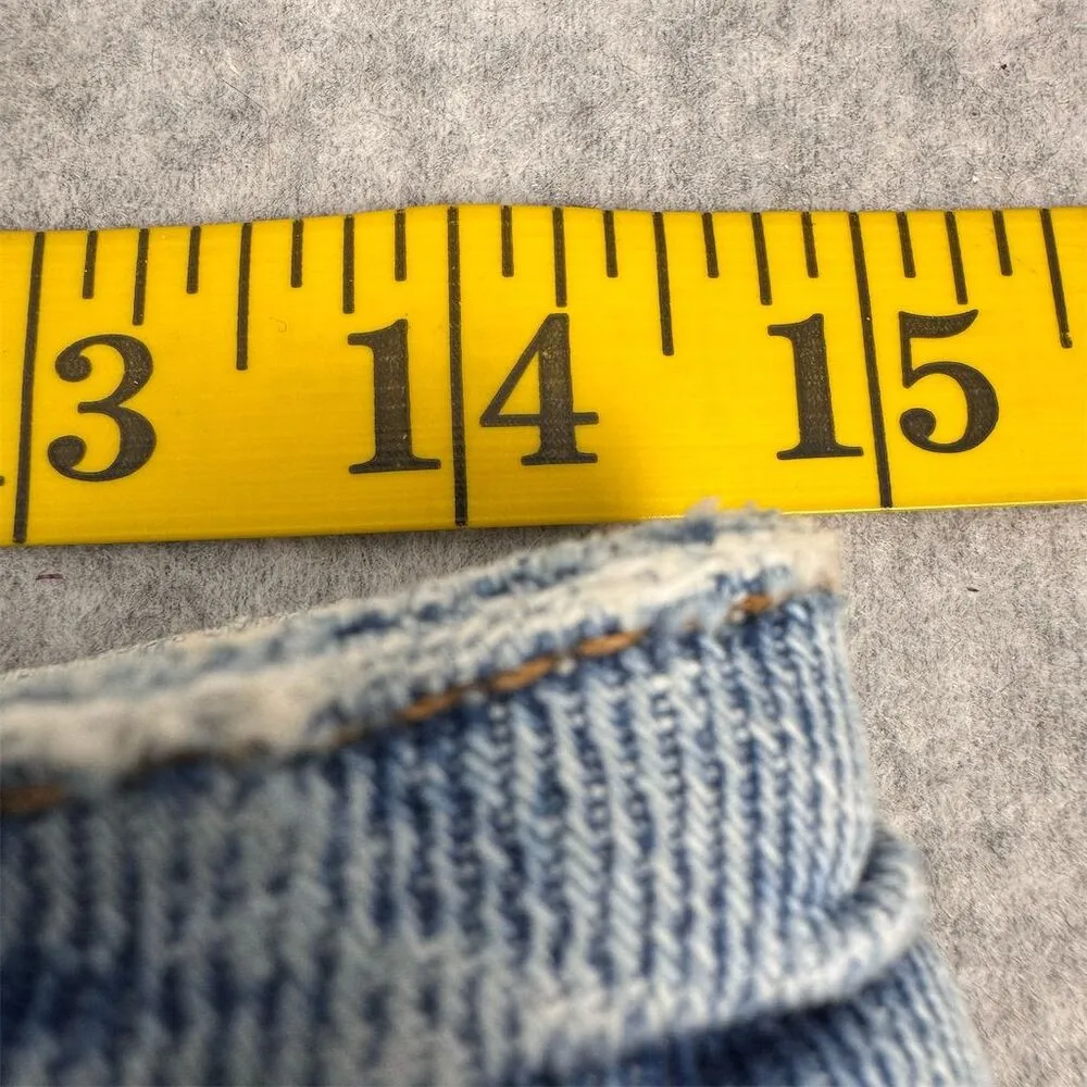 Zara Women's High Waisted Distressed Denim Shorts Blue Size 8 - Image 3