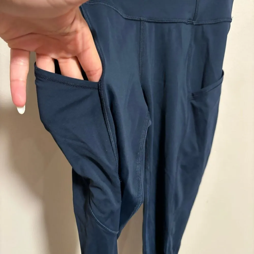 Lululemon Fast & Free 7/8 Tight II *Non-Reflective Nulux 25" Blue- Size 2 - Image 7