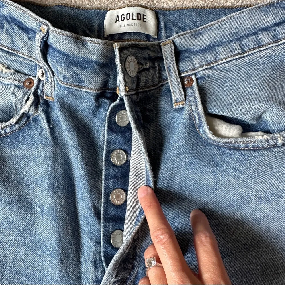 AGOLDE Riley High Rise Straight Crop - Image 90