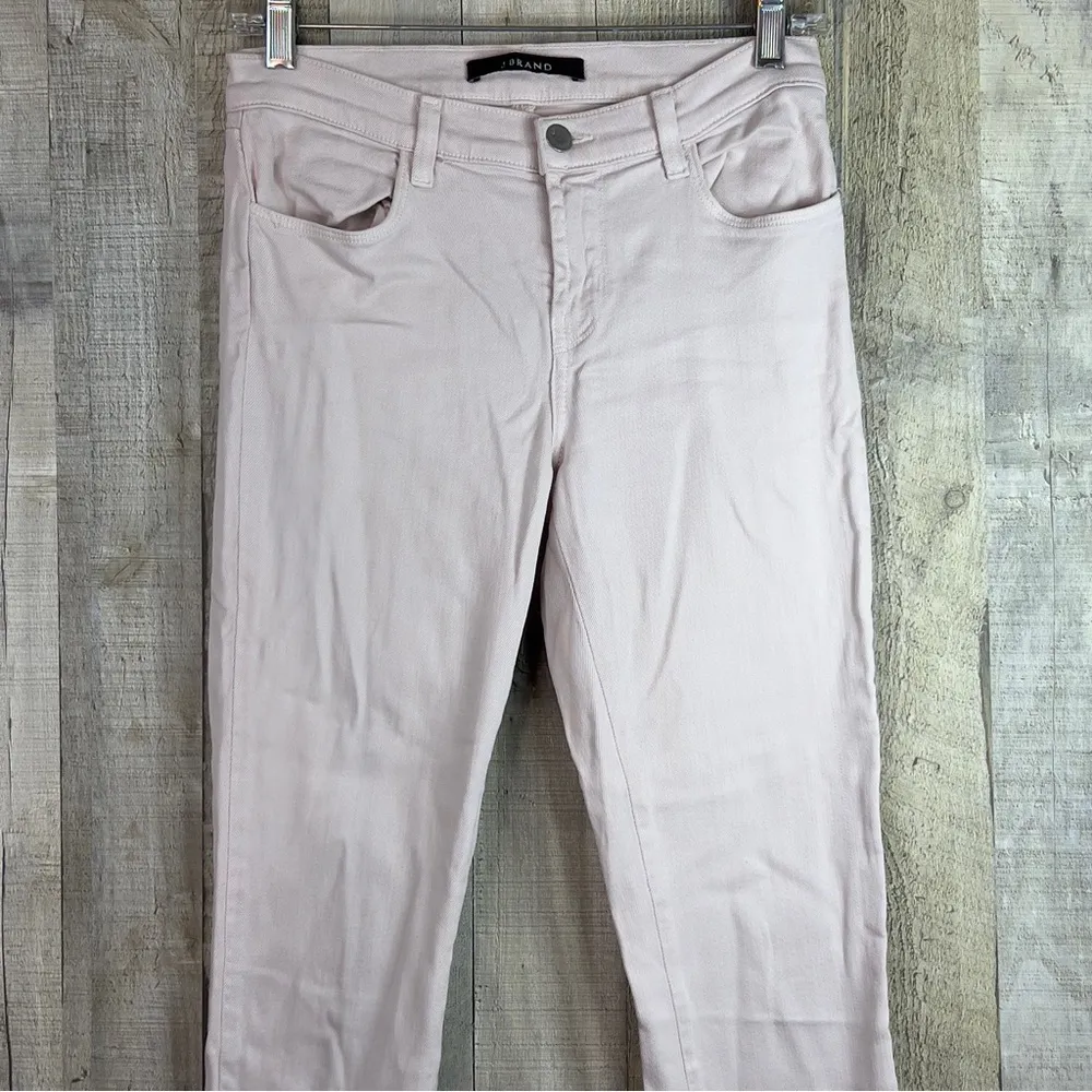 J Brand Size 28 Cherry Blossom Color Super Skinny Romantic Front & Back … - Image 11