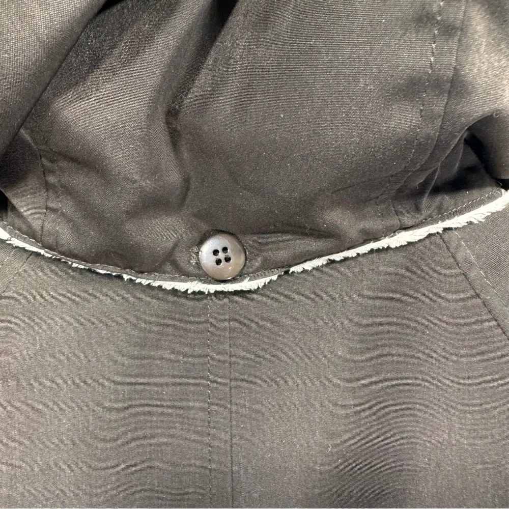 Braetan Brown Soft Faux Fur and Nylon Lined Coat with Button Off Hood Size Small - Image 10