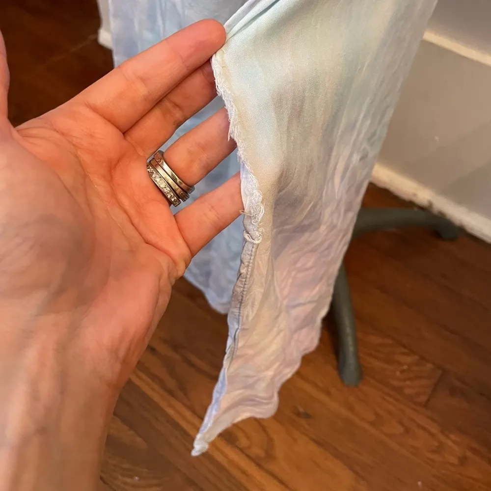 Surf Gypsy Tulum Waist Cinch Water Color Boho Resort Wear Maxi Dress - Sz M - Image 7