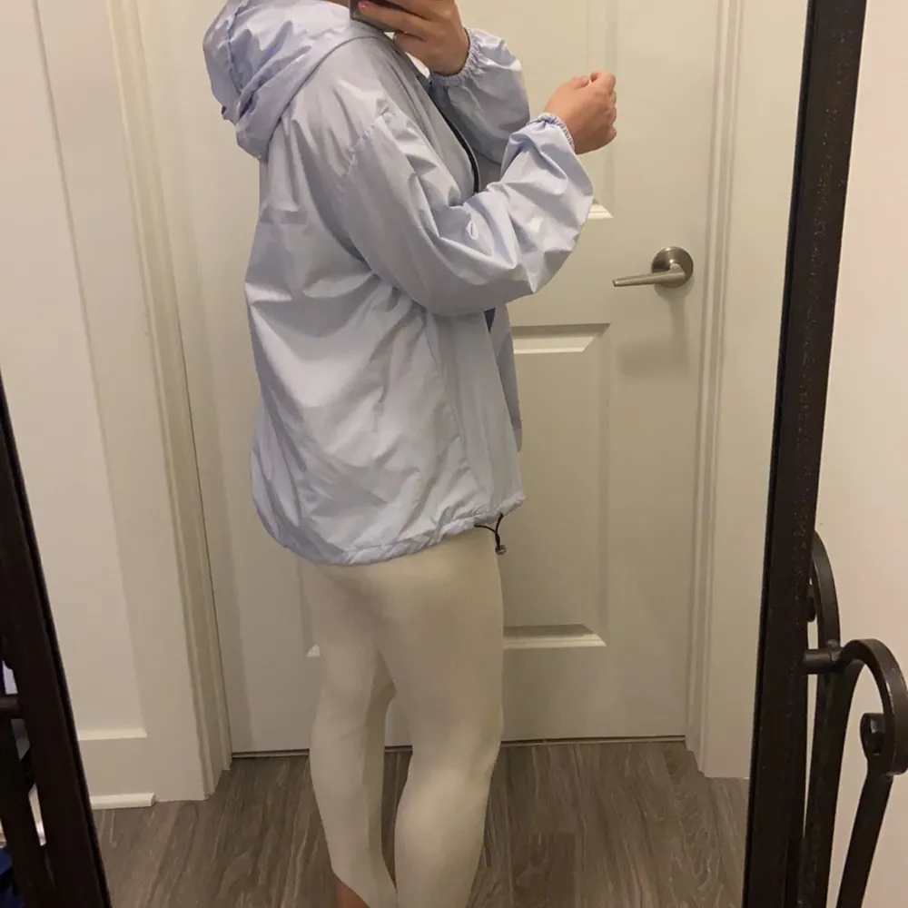 Zara wind proof jacket with bag. M - Image 4