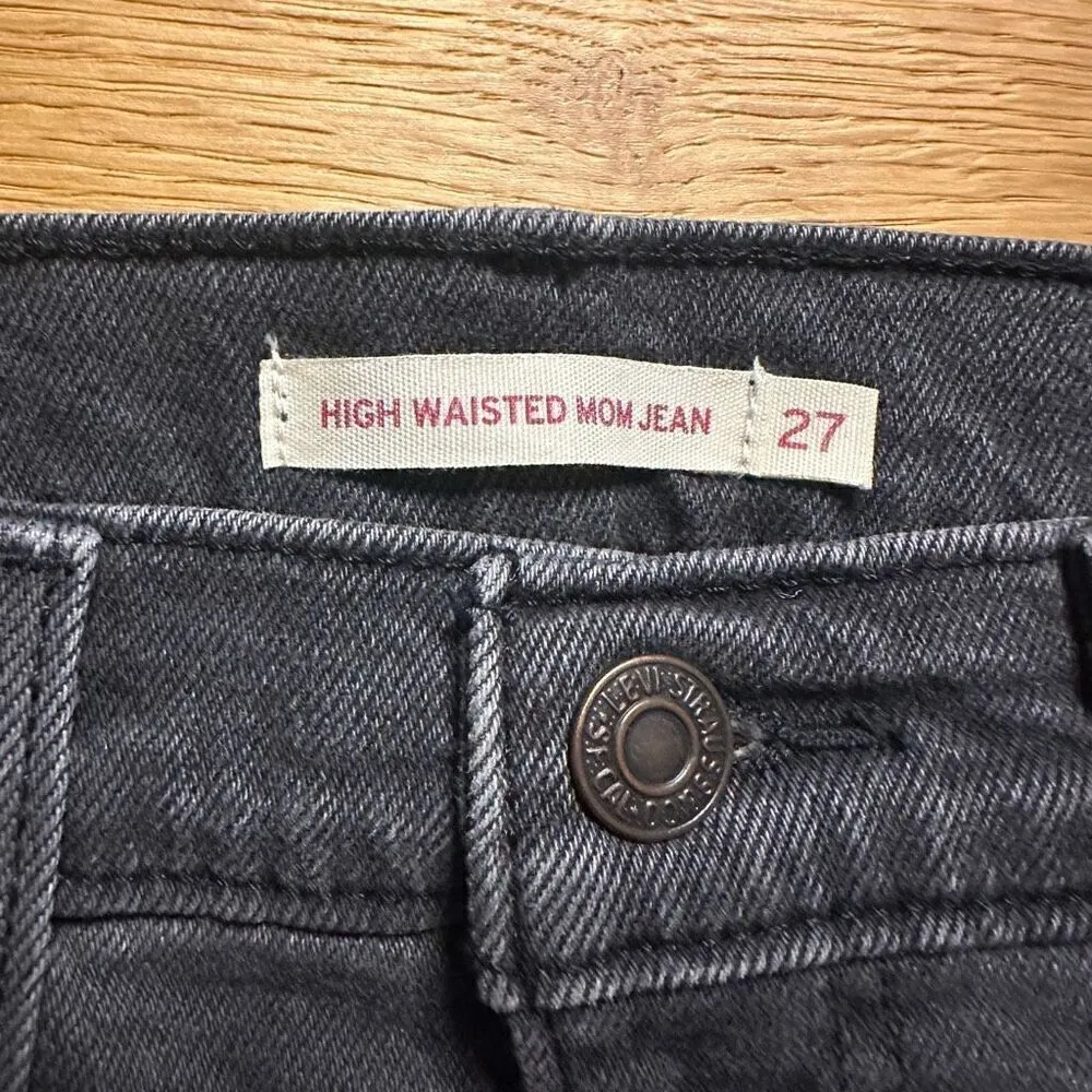Levi’s mom high waisted mom jean buttonfly jeans 27 - Image 4