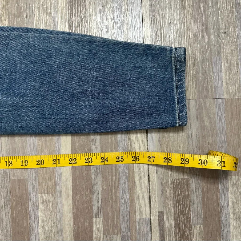 Indigo Blue Maternity Size Small Skinny Full Panel Denim Jeans - Image 8