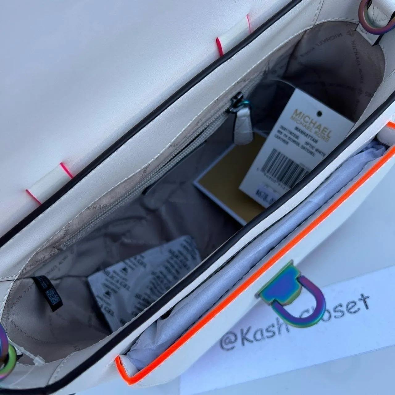 Optic White Manhattan Satchel - Image 7