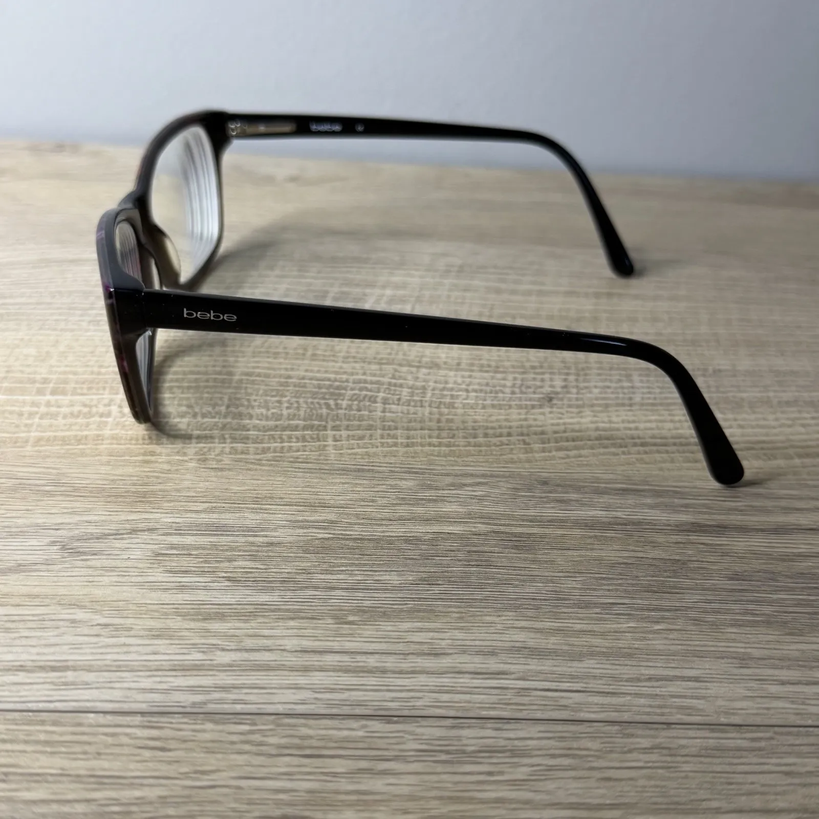 Bebe Rosy Eyeglasses Floral Frame BB5118 Jet Retro Mod Colorful Womens with Case - Image 5