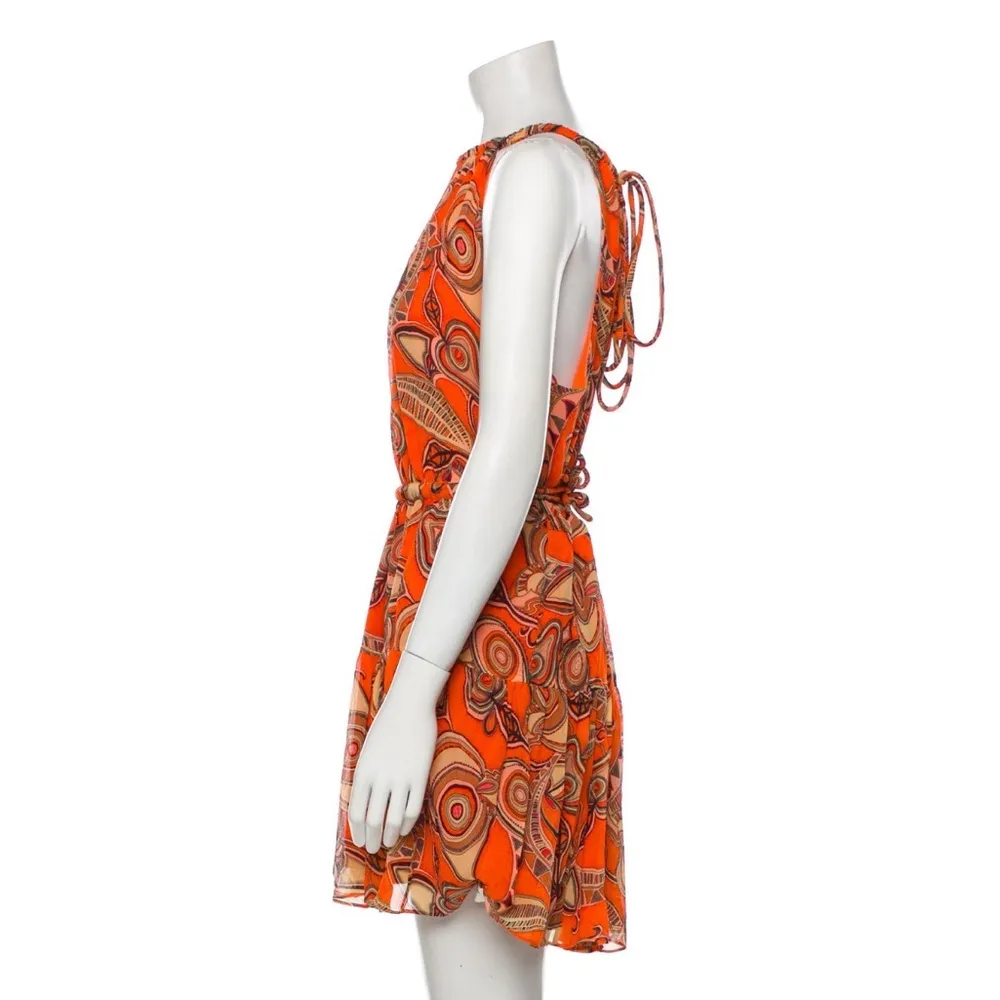 A.L.C. Bella Silk Halter Dress, Revolve Size 12 New w/Tag Retail $495 - Image 7