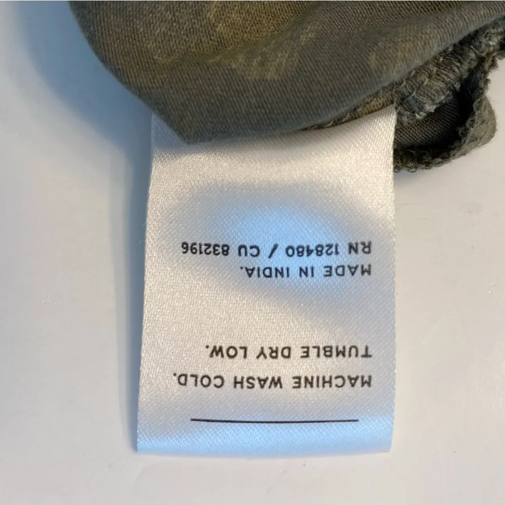 Pact Fit and Flare Skirt Green Animal Print Organic Cotton X-Small XS - Image 9