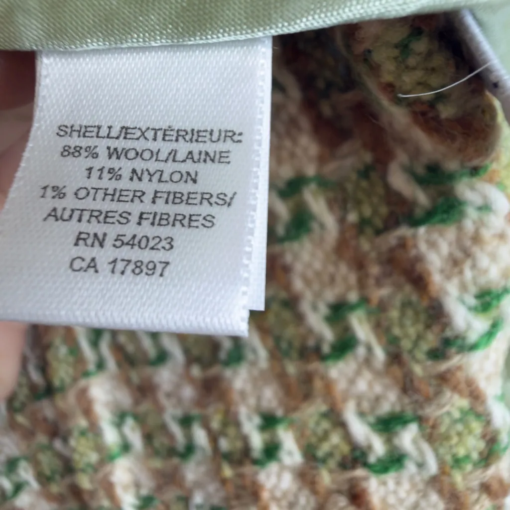 Banana Republic Women’s Tweed Jacket  Wool Size M - Image 7