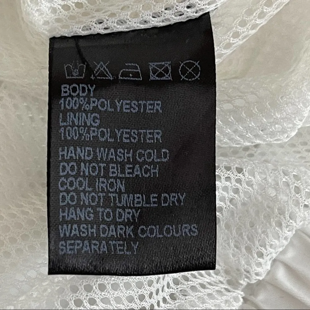 LF THE BRAND WHITE WITH PINK EMBROIDERING WINDBREAKER MEDIUM - Image 7