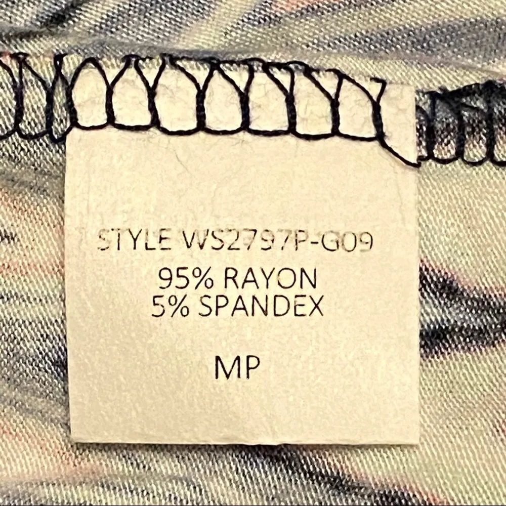 Loveappella sleeveless maxi dress zigzag vee MP‎ long summer sundress beachy - Image 7