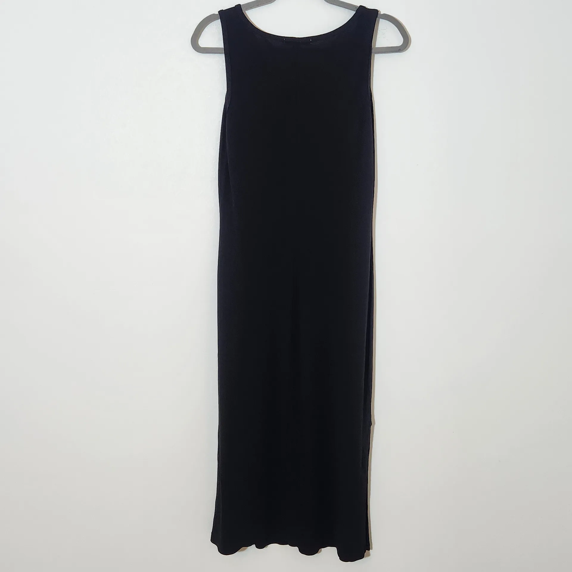 Karen Kane Sleeveless Black Midi Dress Size Medium Long Black Dress - Image 4