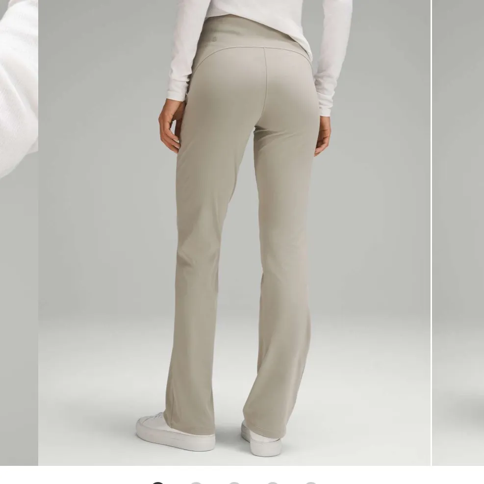 Lululemon SmoothFit Pull-On High-Rise Pants Riverstone Size 12 Luxtreme - Image 2