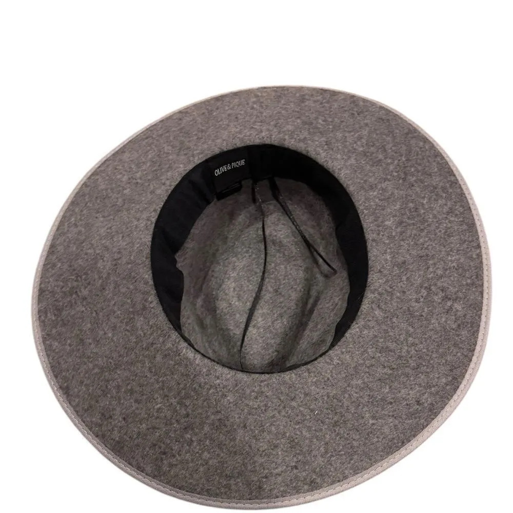 Olive & Pique Grey Wool Hat Gray - Image 3