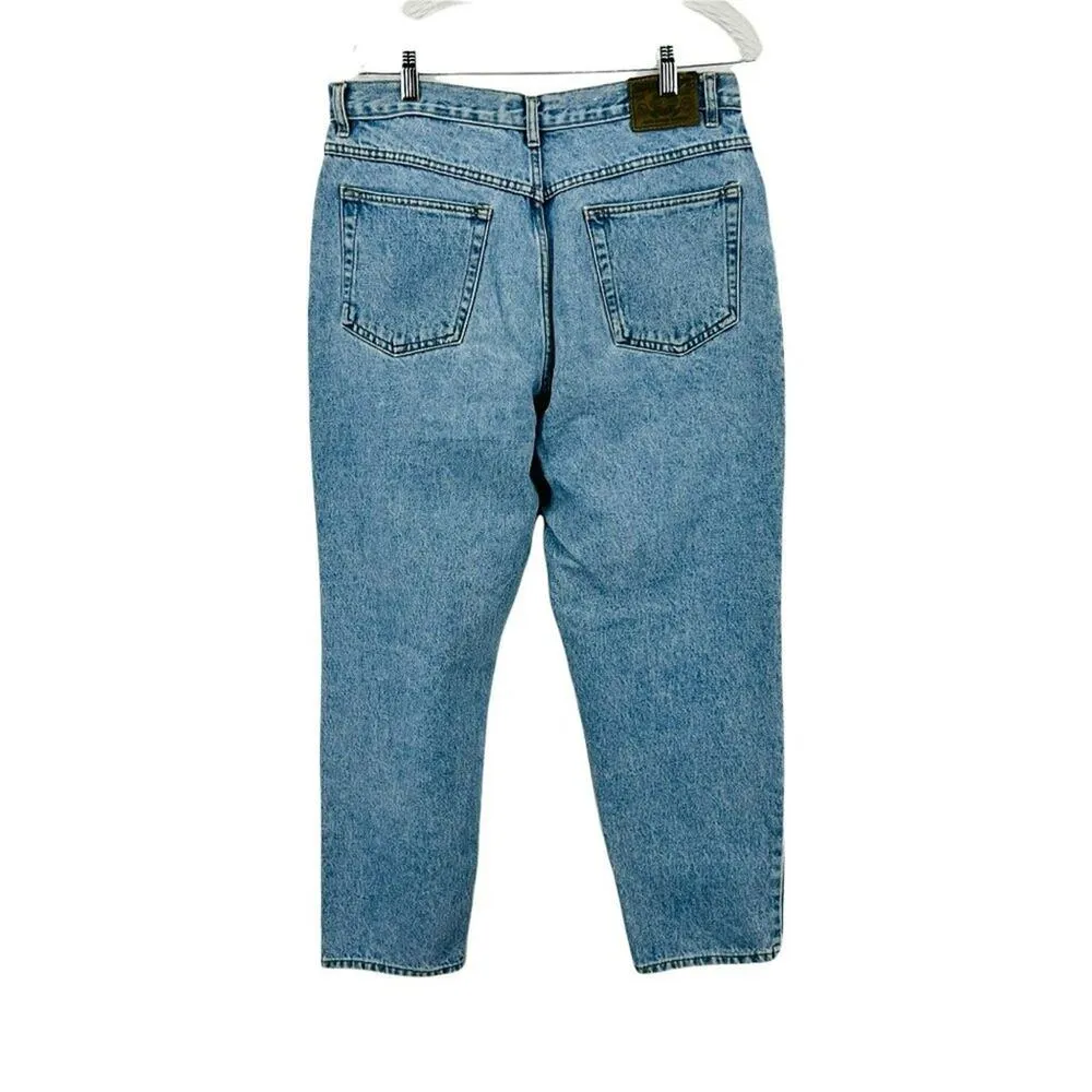 Vintage 90s Bugle Boy Collection for Her Jeans Light Wash Denim Womens 16Short - Image 5