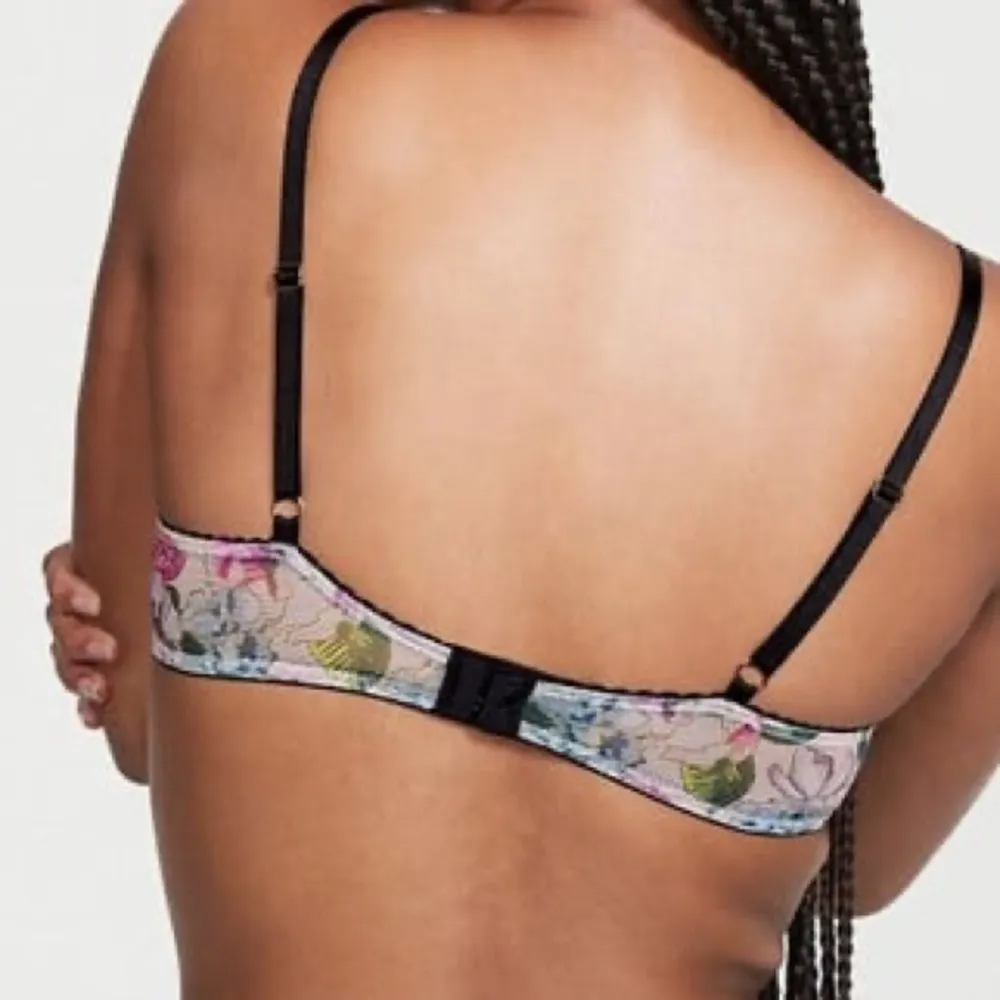 Victoria’s Secret Very Sexy Floral Low Cut Demi Unlined Bra 36D NWT - Image 2