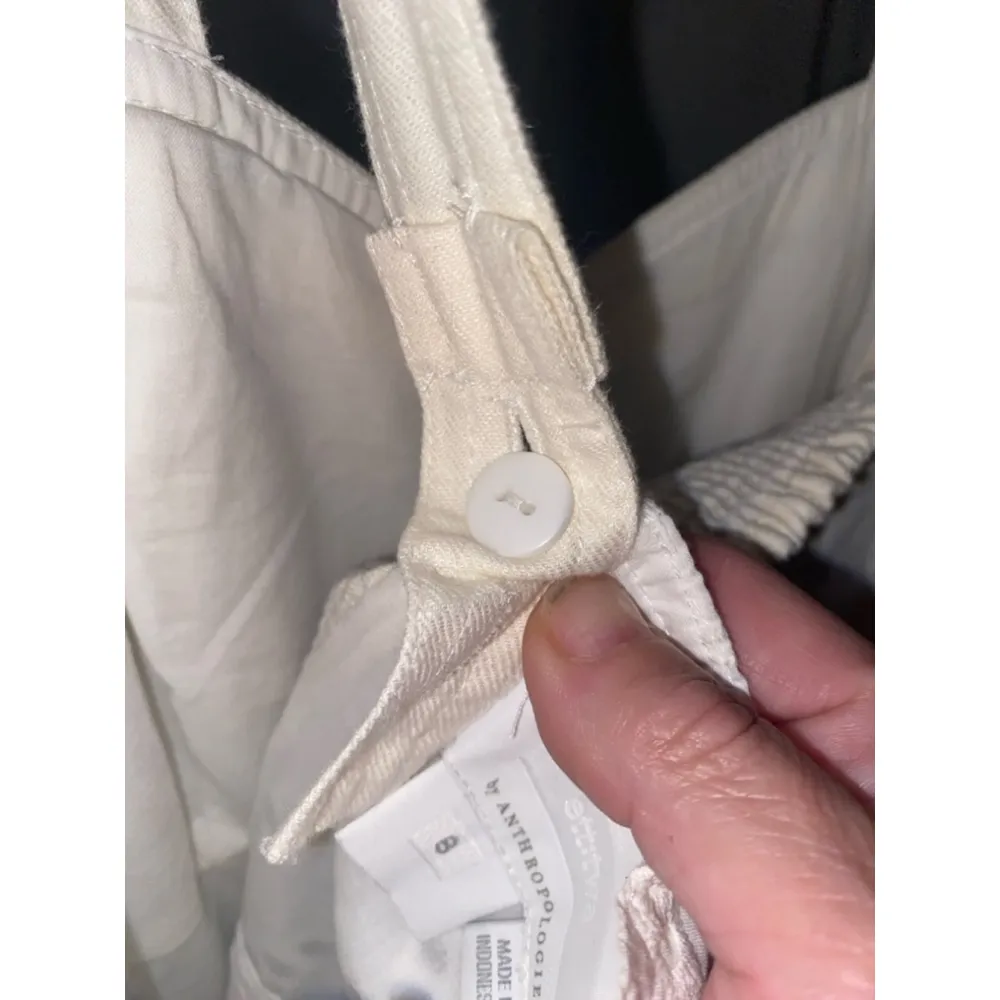 Women's Ettwa by Anthropologie White Jumpsuit Size 8 - Image 4