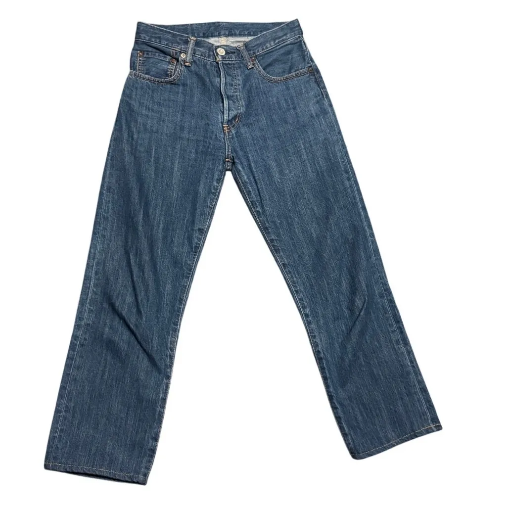 Moussy Vintage HOWA Slim Straight Jeans – Size 25 – Japanese Denim Blue - Image 2