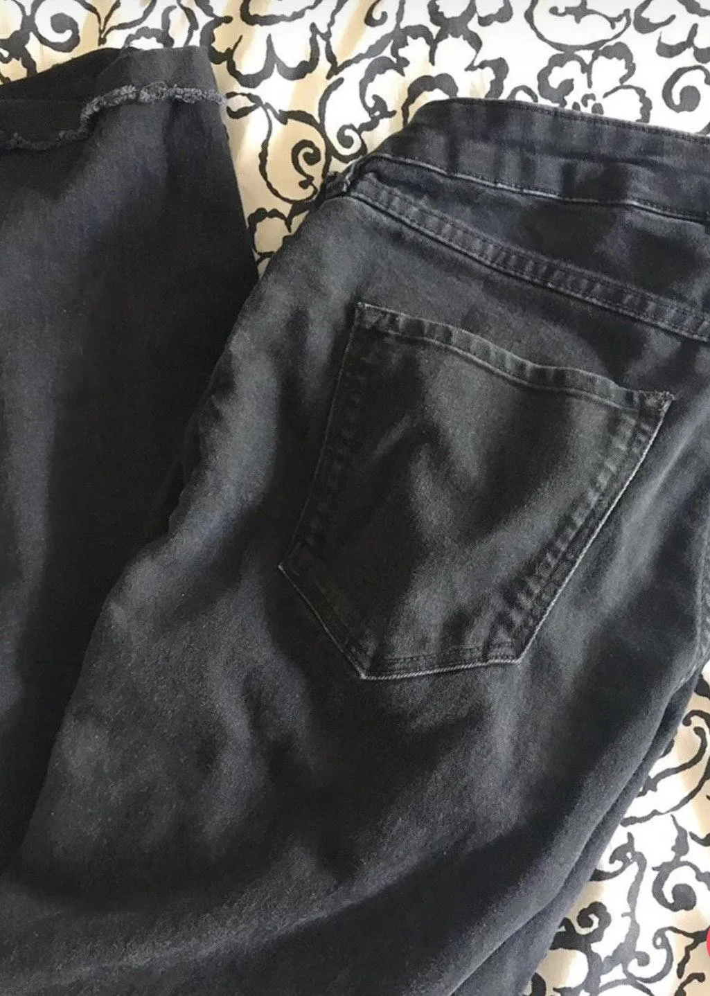 distressed jeans Black Size 28 - Image 3