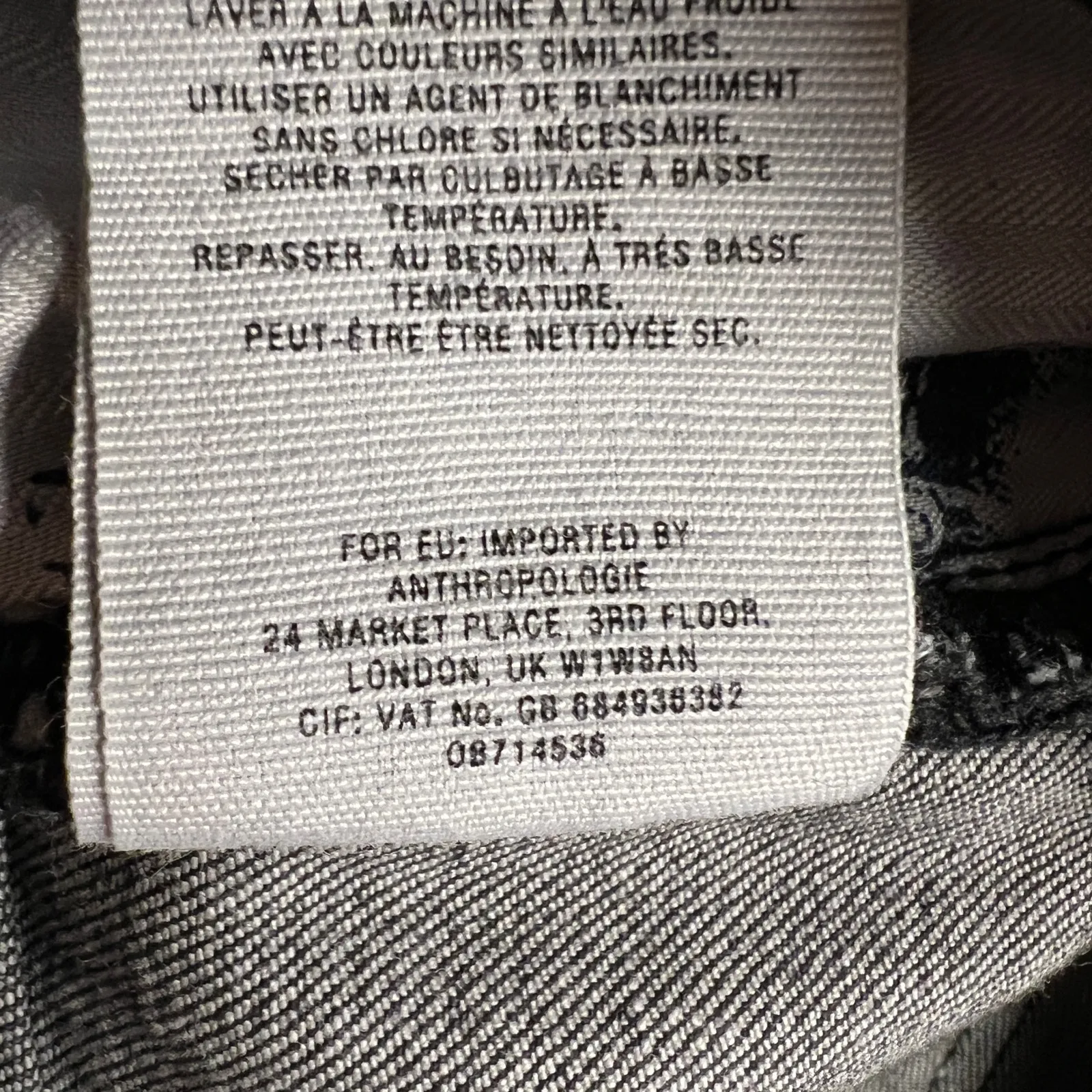 Pilcro and the Letterpress High-Rise Flare Seamed Leg Black Jeans Size 26 - Image 10