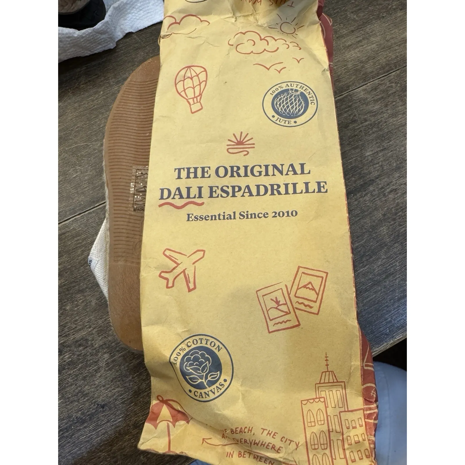 Soludos Original Espadrille Piedra Off White Women's‎ size 7 7.5 - Image 12