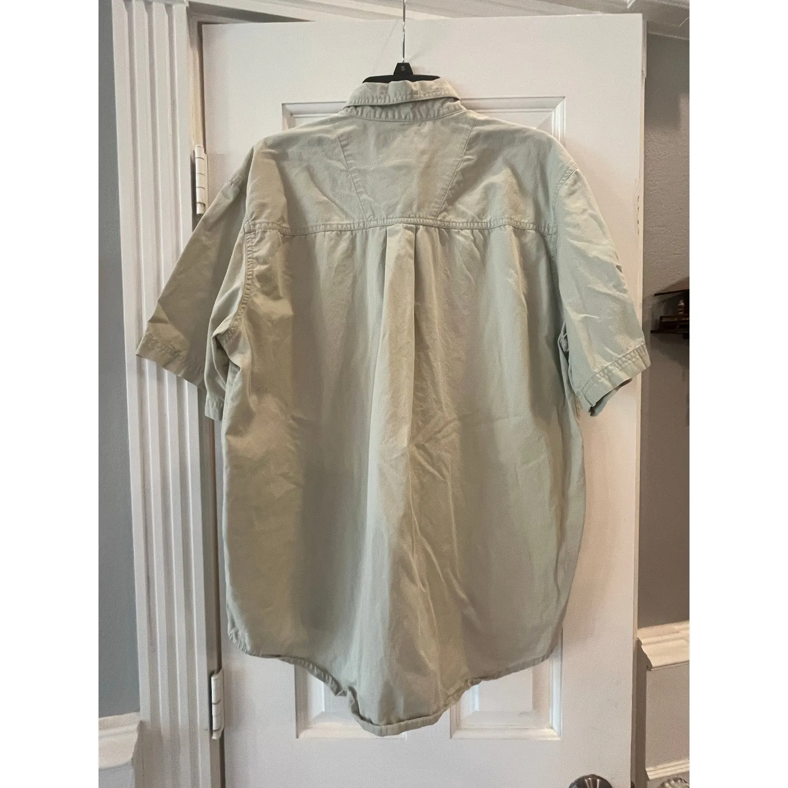 Wrangler Rugged Wear Women Large Fishing Outdoor Shirt Khaki Safari Western Zoo - Image 4