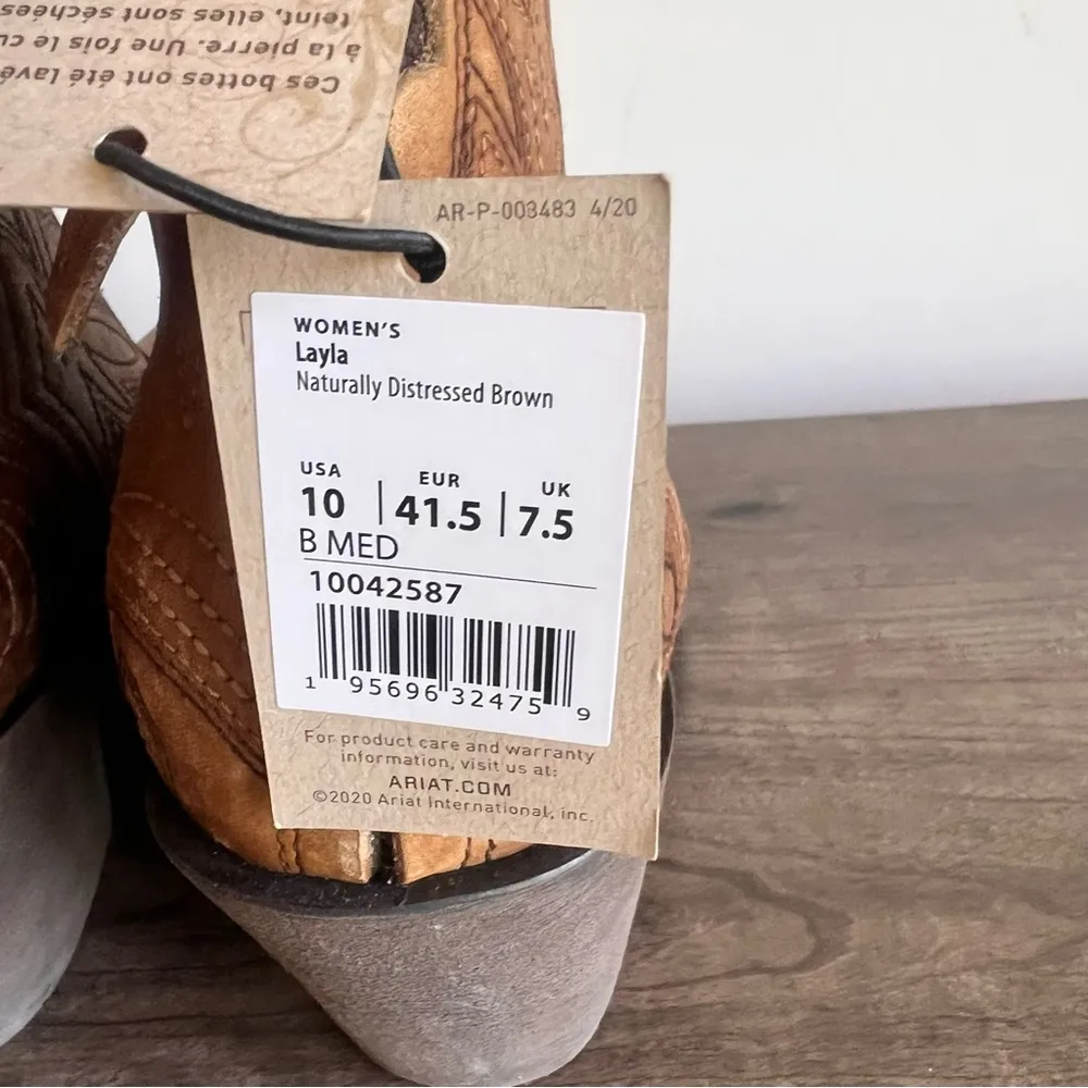 ARIAT Layla Women's Boot Size 10 #243318 - Image 5