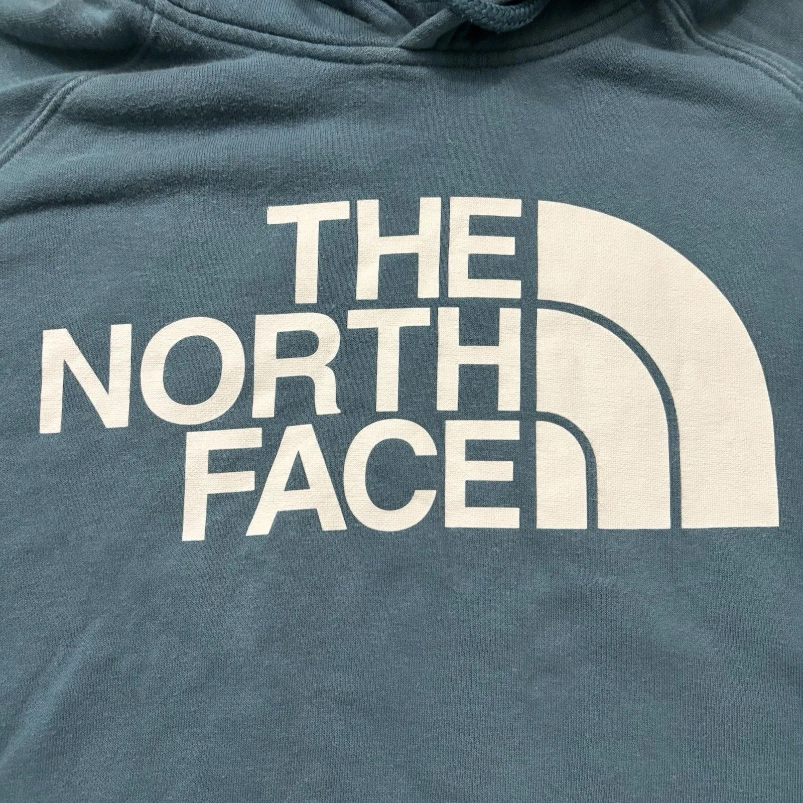The North Face Blue Sweatshirt Hoodie Pullover Women's Size Medium - Image 4