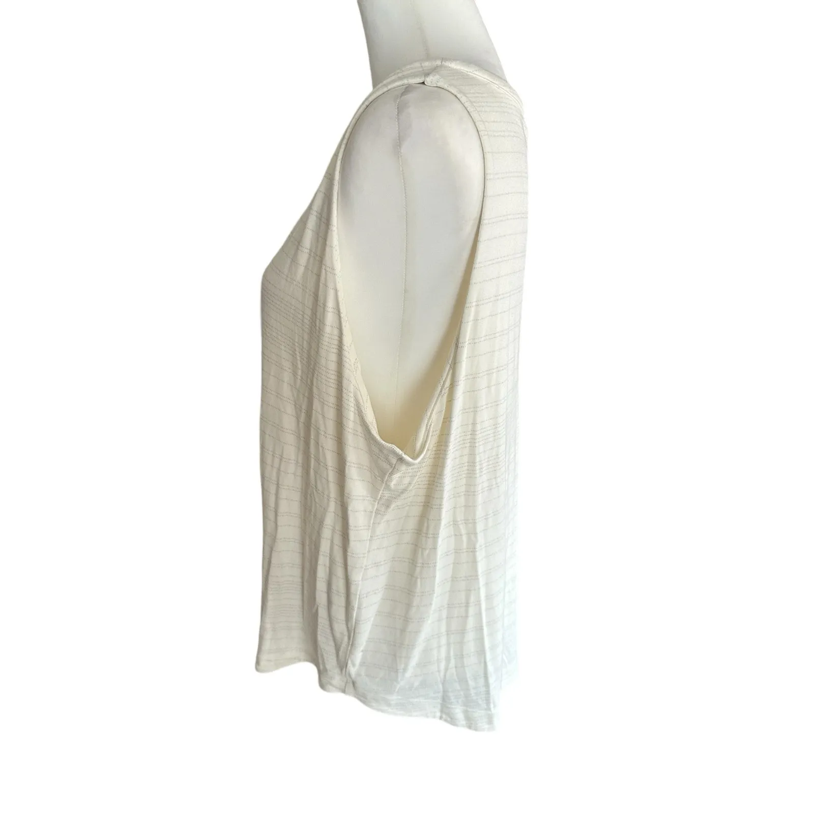Soma XXL Sleeveless Top White Gray - Image 2