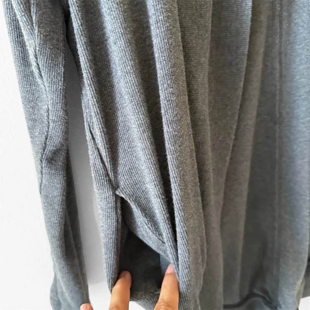 Athleta Ethereal Cocoon Wrap Cardigan Heather Gray Size XS - Image 5