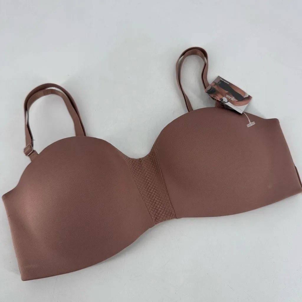 Maidenform NWT Multiway Wireless Bra Strapless Wear 5 Ways Mauve No Slip No Show - Image 7