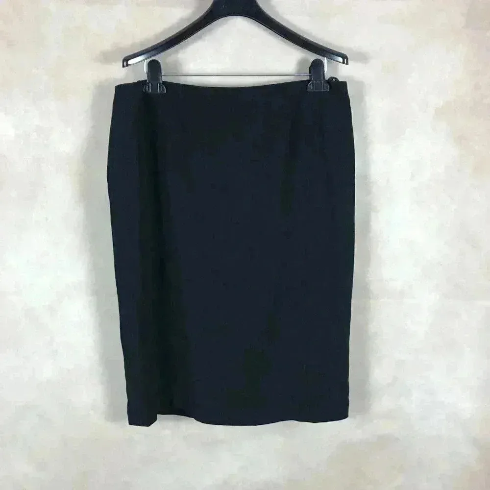 BASLER Black Pencil Skirt NEW Size EUR 42 (US 32") - Image 2