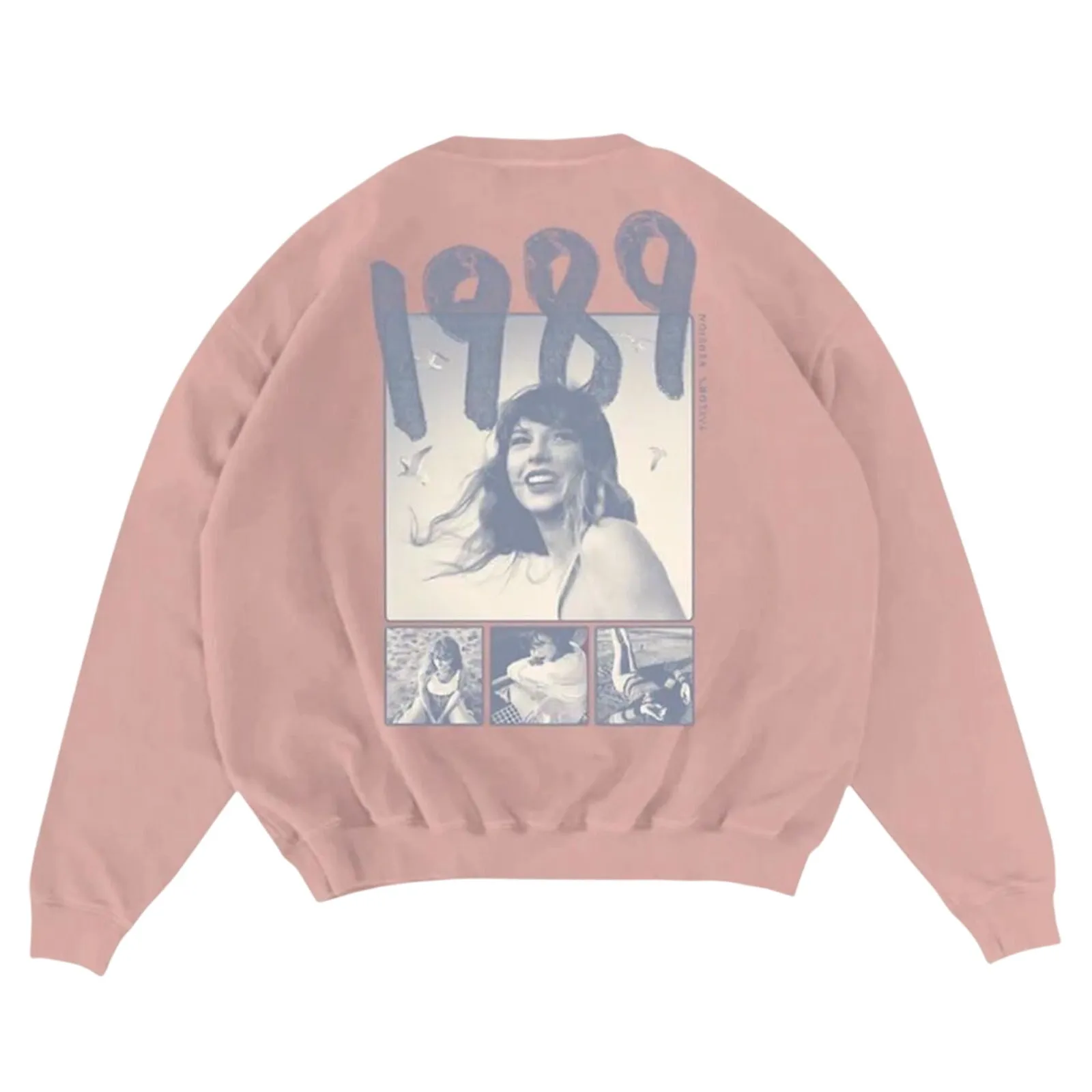 TAYLOR SWIFT 1989 (Taylor’s Version) Pink Crewneck, Size M, New w/o Tag SOO - Image 1