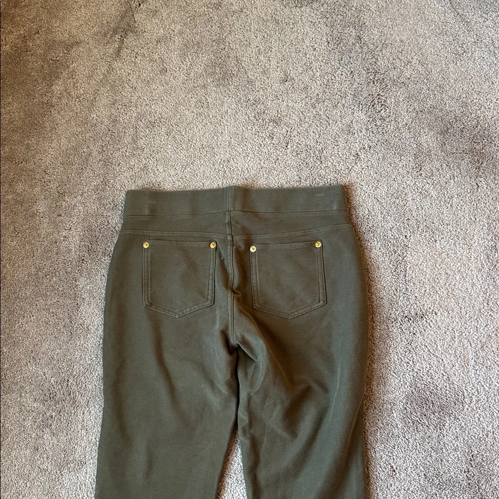 Michael Kors Green Jeggings SIZE S - Image 4