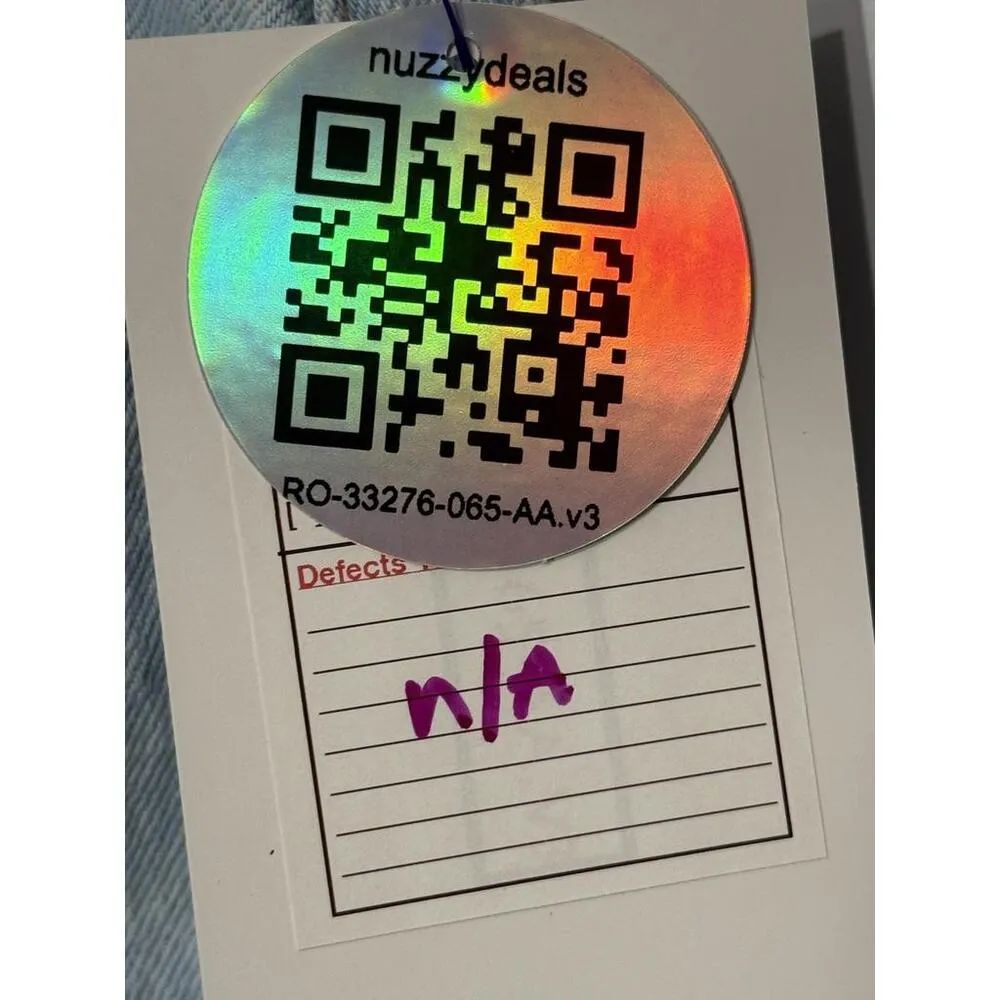 NEW Abercrombie & Fitch The Baggy Low Rise Blue Straight Leg Jeans Size 32 14 S - Image 6