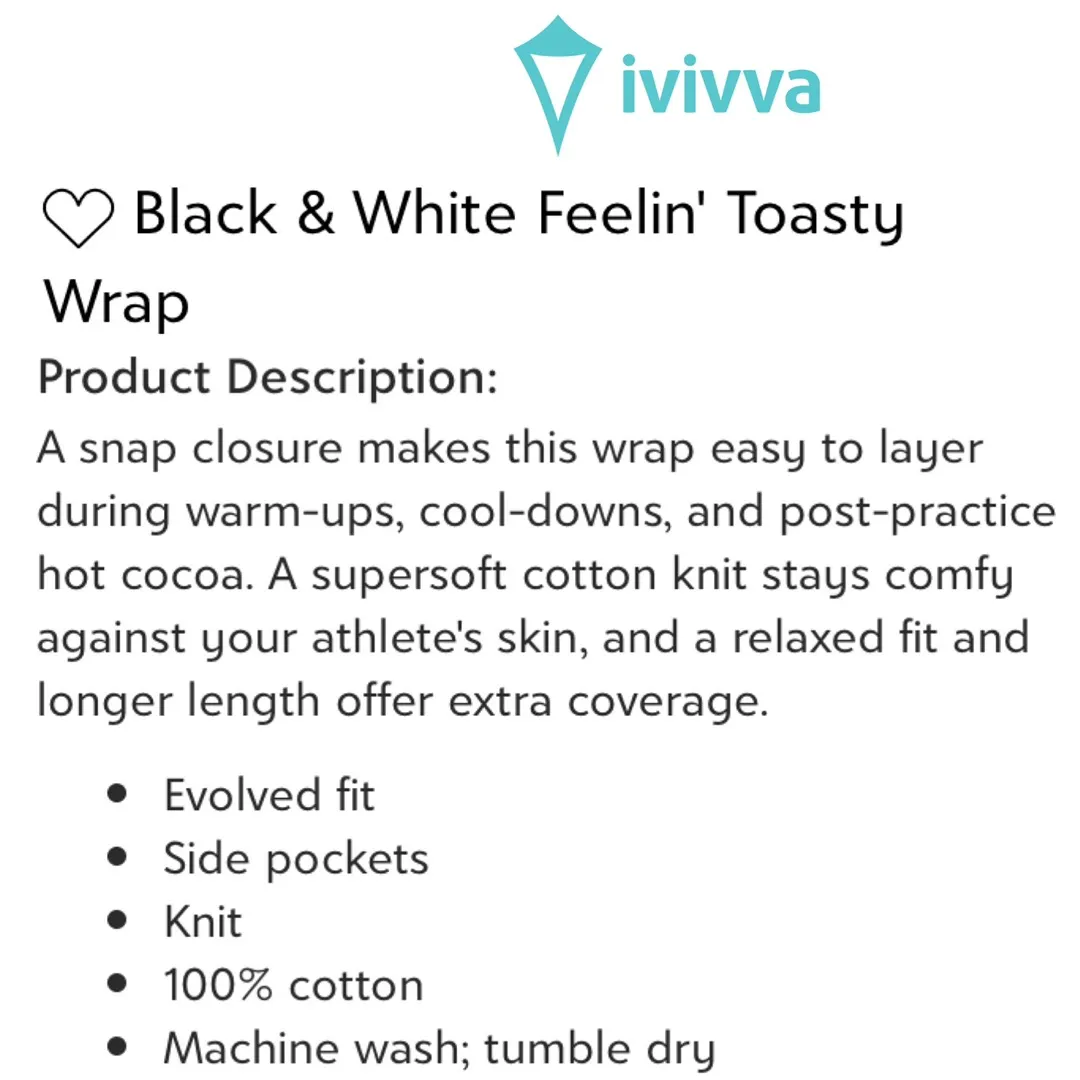 Ivivva By  Feeling Toasty Wrap Cardigan Ivivva 12 - Image 13