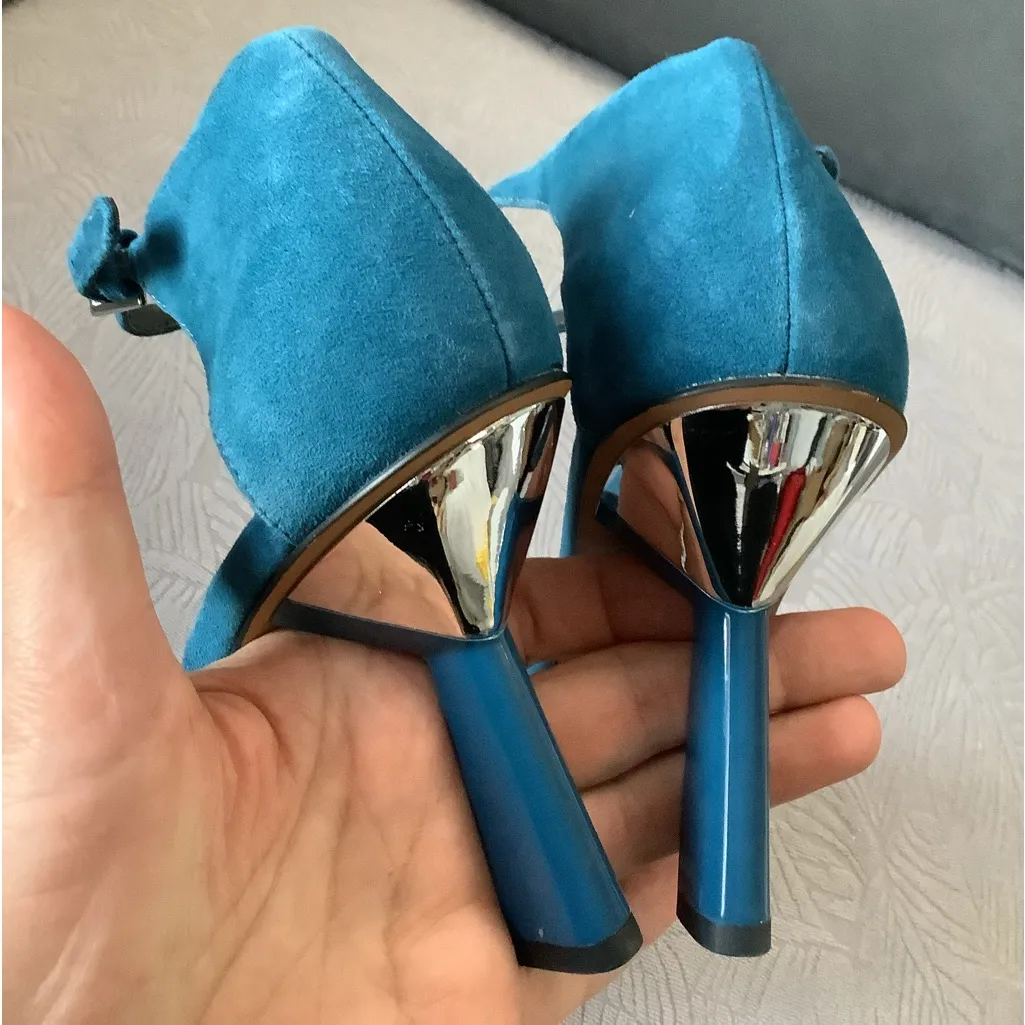 Genuine leather sandals - NICE 💙 COLOR❣️ - Image 9